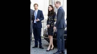 Beautiful together prince And princess of Wales and Prince Harry outing