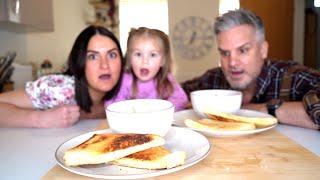 Taste Test Time: Brits Try [GRILLED CHEESE SANDWICH] OMG !