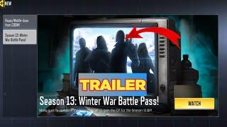 COD MOBILE SEASON 13 BATTLE PASS TRAILER | CALL OF DUTY WINTER WAR SEASON 13 BATTLE PASS |JB HUNTERS