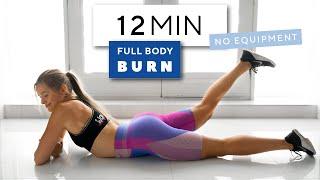 12 Minutes- Full Body Burn // No Equipment// Jessica Webb