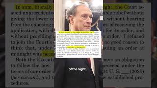 What to know about Alito’s dissent in Supreme Court case to halt Trump’s deportations #shorts