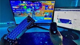 Fortnite but You are Me (POV) with Magegee Portable 60% and viper mini  ASMR 