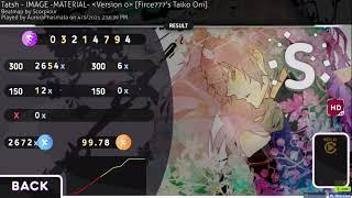 osu!taiko || HD FC ON IMAGE MATERIAL!!!