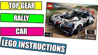 LEGO App Controlled Top Gear Rally Car INSTRUCTIONS - TECHNIC 2020   - LEGO SET 42109