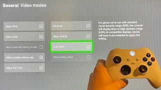 Xbox Series X/S: How to Allow Dolby Vision Tutorial! (TV & Display Options)