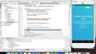 Open Url Within App WebView || Convert Website Into Android App Part 3 || Android Studio