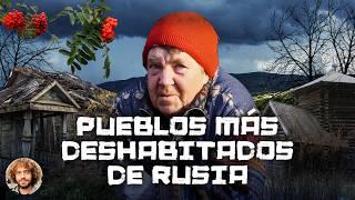 La cruda realidad rusa: Tver, Rusia | Pueblos desiertos, casas abandonadas y bosque hecho leña