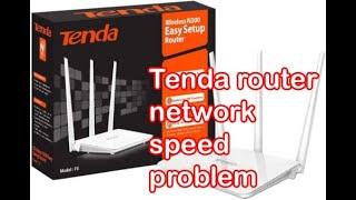 Tenda router network speed problem ll  Tenda  Set 192 168 0 1