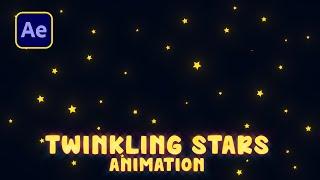 Twinkling Stars Animation in After Effects | Quick Tutorial