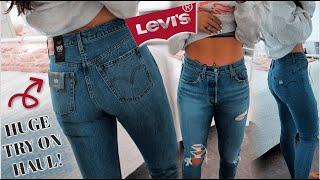 HUGE LEVI'S JEANS TRY-ON HAUL || Everything You Need To Know About Levi's Jeans