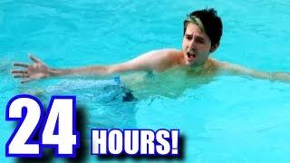 24 Hours In A Swimming Pool Challenge!