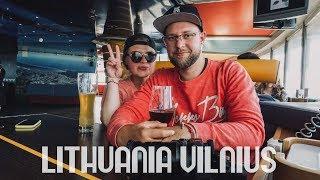 DINNING IN 326M TALL TV TOWER - Vilnius, Lithuania travel vlog