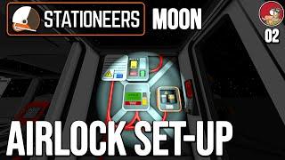 Building an Airlock - Stationeers Moon - Shelter in Space Update - ep 02