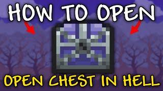 How to Open a CHEST IN HELL in a Terraria | Shadow Chest