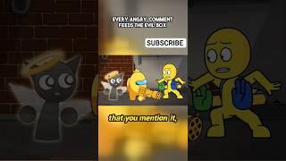 Every Angry Comment Feeds the Evil #gametoons #trending #viral #shorts #funny #amongus #squidgame