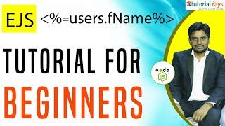 NodeJS Tutorial / (EJS) | Template Engine (EJS) | TutorialRays | 2024