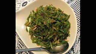 Fasolka z migdałami / green beans with almonds