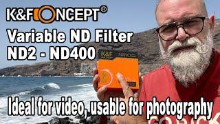 Review variable ND Filter ND2-ND400 by K&F Concept - IN ENGLISH