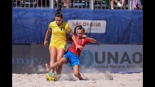 Czechia vs. Ukraine Women's Euro Beach Soccer League Superfinal Alghero 2024 - BEST GOALS