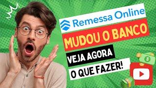 COMO ATUALIZAR SEUS DADOS PARA RECEBER DO ADSENSE NO NOVO BANCO DO REMESSA ONLINE