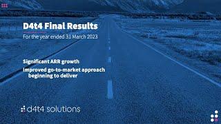 D4T4 SOLUTIONS PLC - Final Results Investor Presentation