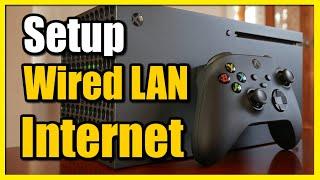 How to Setup Wired Lan Internet on Xbox Series X (Best Tutorial)