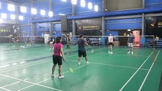 20250612飛羽羽球XD莎庭+歐文VS美智+殺先生