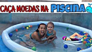 DESAFIO NA PISCINA /CAÇA MOEDAS