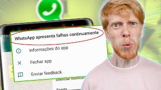 WhatsApp Apresentando Falhas Continuamente [3 SOLUÇÕES]