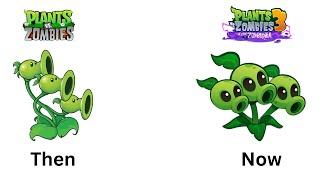 PVZ  Then vs Now [ Plants comparison ] which one better?