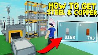 How To Get *NEW* COPPER And STEEL In Roblox Islands! *FACTORY UPDATE*