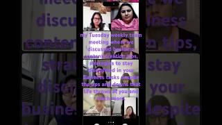 “Work from home for moms “my Tuesday weekly zoom meeting #workfromhome #formoms