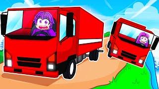 Truck Driving on World's Most Dangerous Road in Roblox!