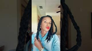 THEE best hair choice for me!! #locs #dreadlocs #semifreeformlocs #locstyles #dreads #locbraidout