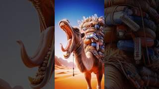 Thirsty Camel's Story: An AI Art Dream ️ #shorts #aicamel #AIart #Camel