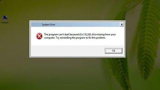 How to Fix MSVCR120D.dll Missing Error.