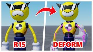 ROBLOX R15 Vertex Deformation / Skinned Mesh Rigging Tutorial