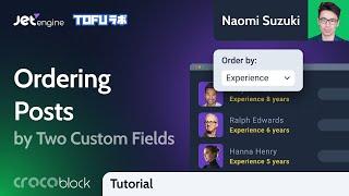 How to Order WordPress Custom Posts by Two Custom Fields? | JetEngine