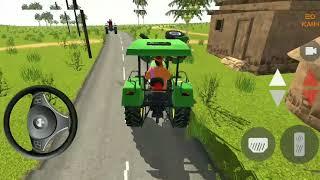 Indian tractor driving 3D gameplay videos