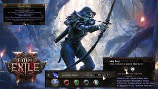 Path of Exile 2 -  Level 80 Deadeye Lightning Arrow - MELTING Bosses - Endgame T9 Rare Map