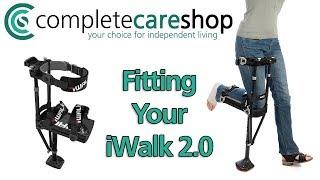 Say Goodbye To Crutches !! - Custom Fitting Your iWALK2.0 Hands Free Crutch