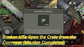 BUNKER ALFA-OPEN THE CRATE FROM THE CONVEYOR||ACT-1 #ldoe#lastdayonearthsurvival #viral#gaming