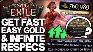 Path of Exile 2 - Do THIS Now - How to Get LOTS of Gold Fast & Respec Easy - Best Farm Guide Tricks!