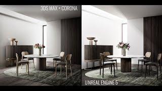 Перенос интерьера из 3ds Max в Unreal Engine 5 | Полное руководство | Вебинар