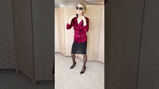 YOUR PERSONAL SECRETARY:  Office Pantyhose & Heels @AmbersAllure #shorts