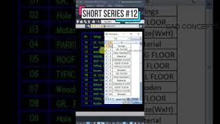 Text table to excel AutoCAD - Tutorial #cadtricks #bestcadtutorials