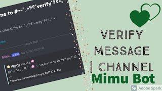 ༊*·˚ Mimu verification tutorial | outdated