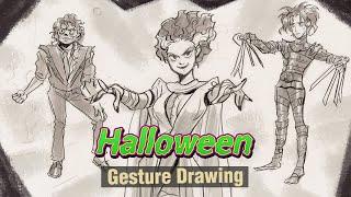 Gesture Drawing #97- Halloween (Sketch with me)