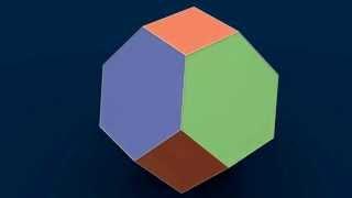 Make 3D Solid Shapes - Truncated Octahedron / Усеченный октаэдр