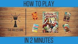 How to Play Gorus Maximus - The Rules Girl